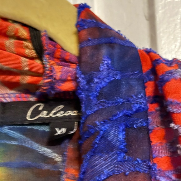 Caleoas Multicolor XL Women's Cardigan Jacket - Picture 4 of 4